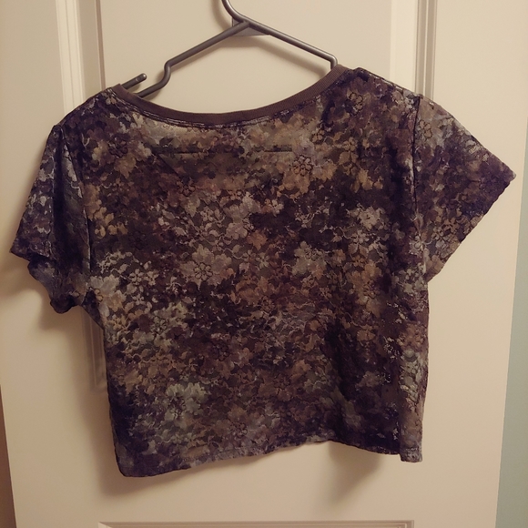 Mesh camo crop top - Picture 3 of 3
